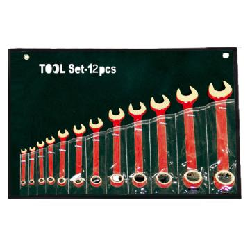 桥防CNFB 防爆呆梅两用扳手组套，12件套，T8NO.B-12-AL