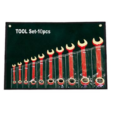 桥防CNFB 防爆呆梅两用扳手组套，10件套，T8NO.B-10-BE