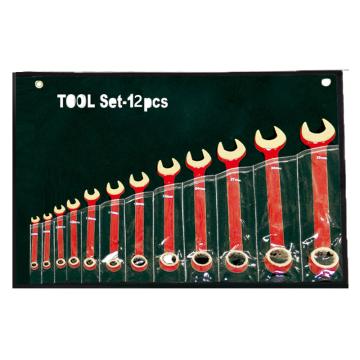 桥防CNFB 防爆呆梅两用扳手组套，12件套，T8NO.B-12-BE