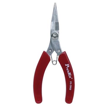 宝工 Pro'skit 不锈钢红心有牙尖嘴钳，125mm，1PK-396B