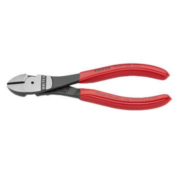 凯尼派克 Knipex 斜口钳，160mm省力型(抛光头，塑料套柄)，74 01 160