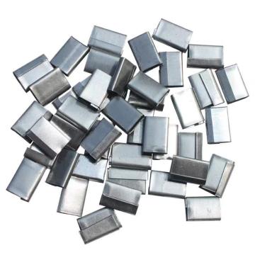 Raxwell PP手工带打包扣，不锈钢镀锌，宽度：18mm，长度：38mm，高度：5mm，25kg/箱
