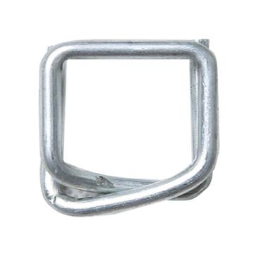 哈德威 钢丝打包扣，回形扣，纤维带用，宽度：19mm，TB6(19mm)，500个/箱