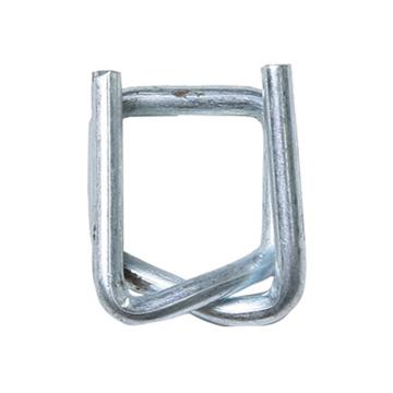 哈德威 钢丝打包扣，回形扣，纤维带用，宽度：13mm，TB4(13mm)，1000个/箱