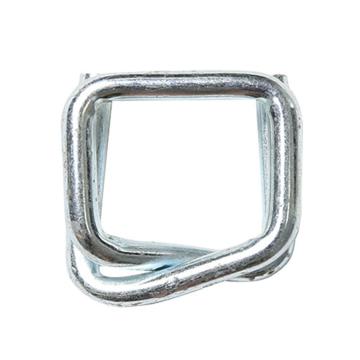 哈德威 钢丝打包扣，回形扣，纤维带用，宽度：25mm，TB8(6.0)(25mm)，250个/箱