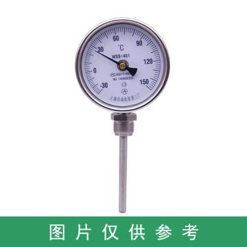万向型双金属温度计，WSS-481 0-200° L=100，接头M27*2