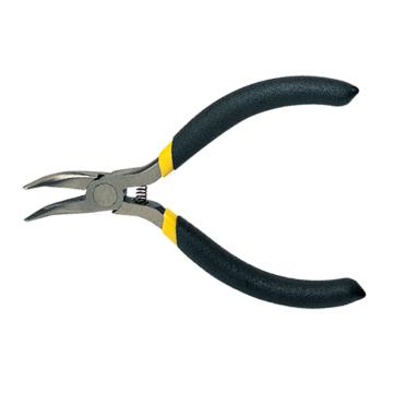 史丹利 弯嘴钳，5，黑柄，84-126-23，弯尖头钳 弯咀钳 弯头尖嘴钳 弯口钳 钓鱼钳子 取物钳