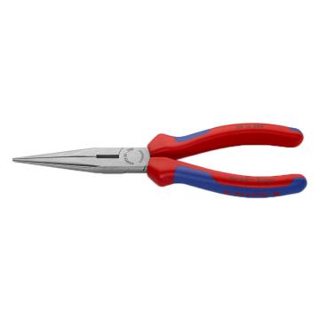 凯尼派克 Knipex 尖嘴钳，200mm(抛光头部双色双重材料手柄)，26 12 200
