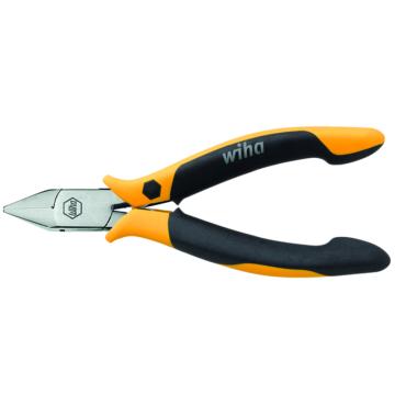 威汉防静电斜嘴钳，115mm 剪切能力1.2mm，26822