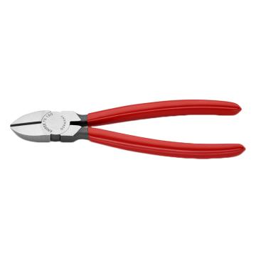 凯尼派克 Knipex 斜口钳，180mm(抛光头，塑料套柄)，70 01 180