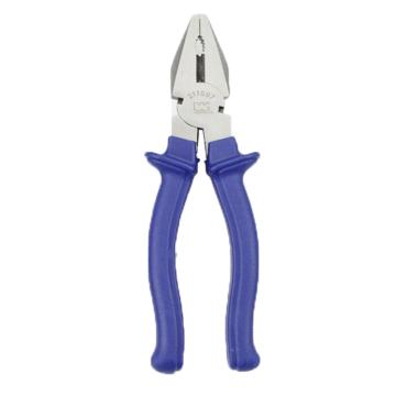 长城精工 精抛套塑柄钢丝钳7，180mm(7)，211097