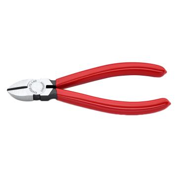 凯尼派克 Knipex 斜口钳，140mm(抛光头部塑料套柄)，70 01 140