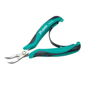 宝工 Pro'skit不锈钢无牙弯嘴钳，120mm，PM-396I