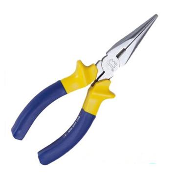 长城精工 欧式双色柄尖嘴钳，200mm(8)，212028