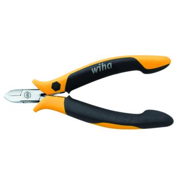 威汉防静电斜口钳，窄半圆头 剪切能力1.2mm，26826