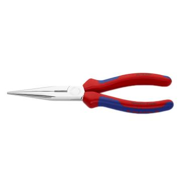 凯尼派克 Knipex 尖嘴钳，200mm(镀铬头部双色双重材料手柄)，26 15 200