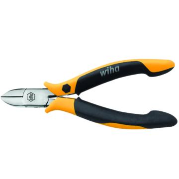 威汉防静电斜口钳，窄半圆头 剪切能力1.2mm，26831