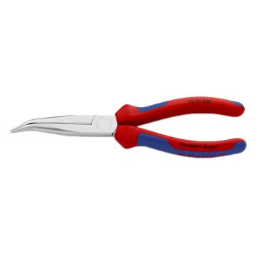 凯尼派克 Knipex 弯嘴钳，200mm(镀铬头部，双色双重材料手柄，40°弯嘴)，26 25 200