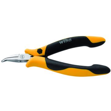 威汉防静电尖嘴钳，弯头 120mm，26802