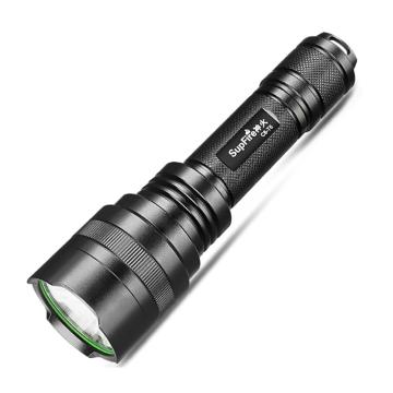 神火 C8-T6强光手电筒，10W白光 含1节18650锂电池、AC16充电器USB口 320米远射单位：个