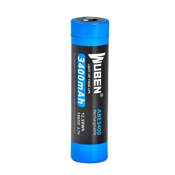 务本 18650锂电池，ABE3400双颗，3400mAh，单位：个