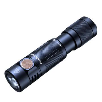 Fenix 迷你EDC手电筒，E05R，3.4W，320mAh，MIcro USB充电，黑色，单位：个