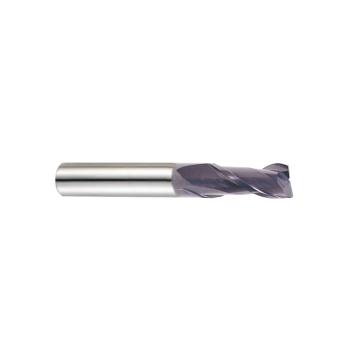 YG 立铣刀，2mm、4刃硬质合金（短型），适于加工高硬度材料