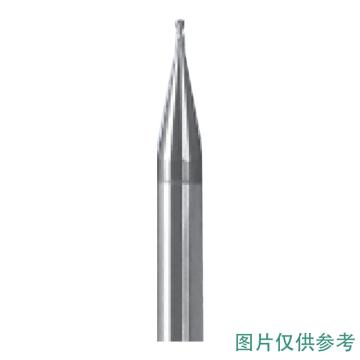 西域推荐 S系列钨钢球刀-微小径-2刃，S2BM004，R0.2