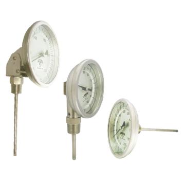 文特斯 双金属温度计，φ100 探杆φ8 L=600mm 外壳304+接液316 万向 M20×1.5 充硅油 0-500℃