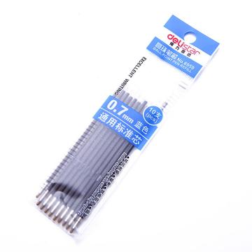 得力 圆珠笔芯，6959 0.7mm 蓝色 10支/袋 单位：袋