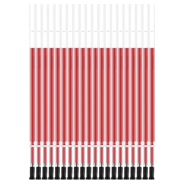 得力（deli）0.5mm子弹头笔芯，s760 红色笔芯 20支/盒 单位：盒