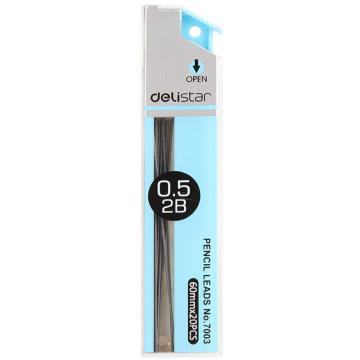 得力（deli）自动铅笔笔芯，活动铅笔 铅芯 0.5mm 2B 7003 单支