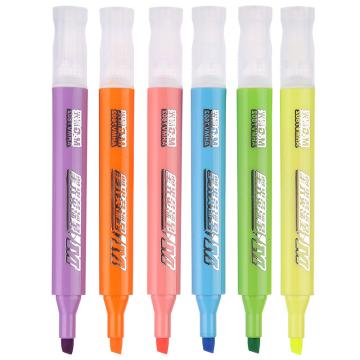 晨光 星彩荧光笔6色，AHMV7602 6支/盒 单位:盒