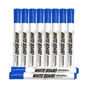 晨光 易擦白板笔，D10(蓝)AWMY2202 10支/盒 单位：盒