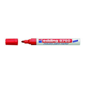 艾迪 金属油漆笔，红色 EDDING8750