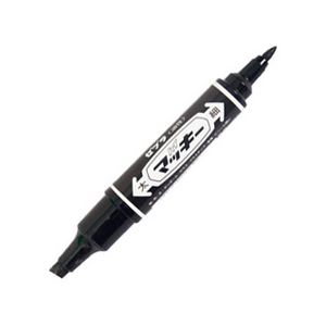 斑马 ZEBRA 大麦奇双头记号笔，MO-150 粗头6.0mm，细头1.5-2.0mm （黑色） （支）