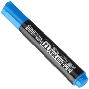 齐心 记号笔， 物流，蓝，12PCS/盒MK818 单位：盒