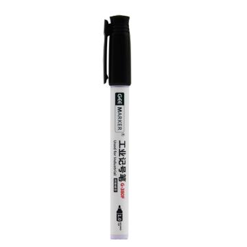 GEEMARKER 工业耐酸碱记号笔，防水耐油耐高温记号笔1.0mm G-380F黑色 单位：支