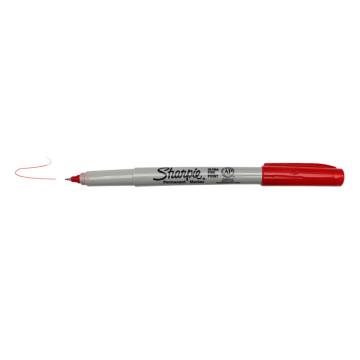 三福 记号笔，极细0.5mm 红色 单支