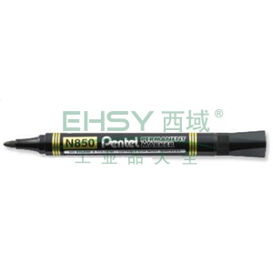 派通 圆头记号笔，N850黑色 2mm 单支