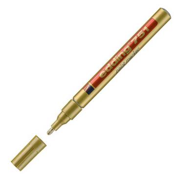 艾迪 记号笔，工业油漆笔，耐高温300度 线幅1mm-2mm金色 单位：支