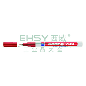 艾迪 记号笔，工业油漆笔，耐高温300度 线幅0.8mm 红色 单位：支