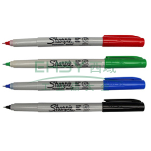 三福 记号笔，极细0.5mm 绿色 单支