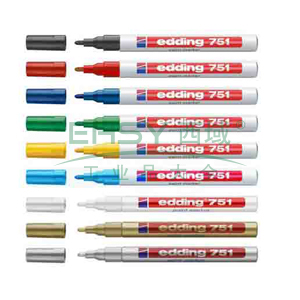 艾迪 记号笔，工业油漆笔，耐高温300度 线幅2mm-4mm白色 单位：支