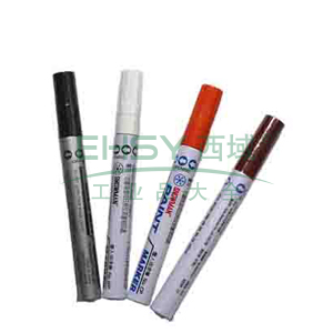 雪人 特粗记号笔，工业环保油漆笔线幅1.5-3mm 橙色 单支