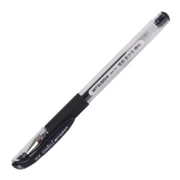 三菱 uni 极细防水双珠啫喱笔， UM-151-38 0.38mm （黑色）（替芯：UMR-1）单支