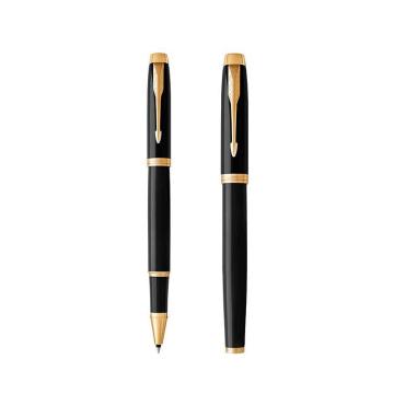 派克（PARKER） 新款IM纯黑丽雅金夹 宝珠笔