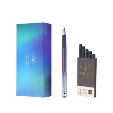 派克（PARKER） 威雅XL欧若拉极光紫墨水笔礼盒