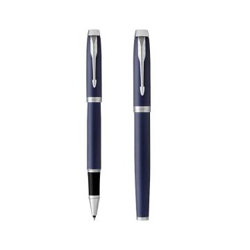 派克（PARKER） 新款IM蓝色白夹宝珠笔