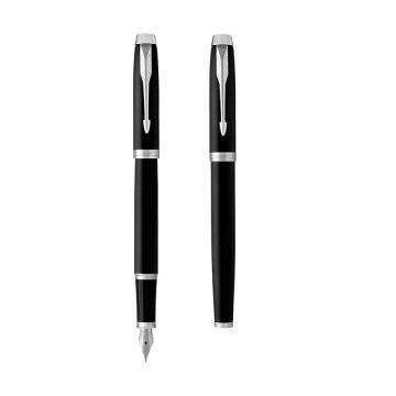 派克（PARKER） 新款IM纯黑丽雅白夹 墨水笔